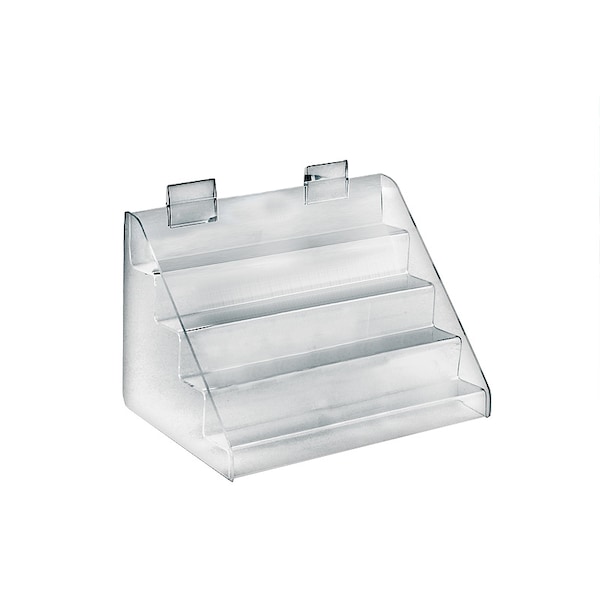 Four-Tier Counter Step Display: 12"W x 8"D x 8"H
